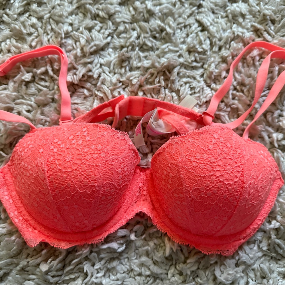 Victoria's Secret Neon Lace Bra